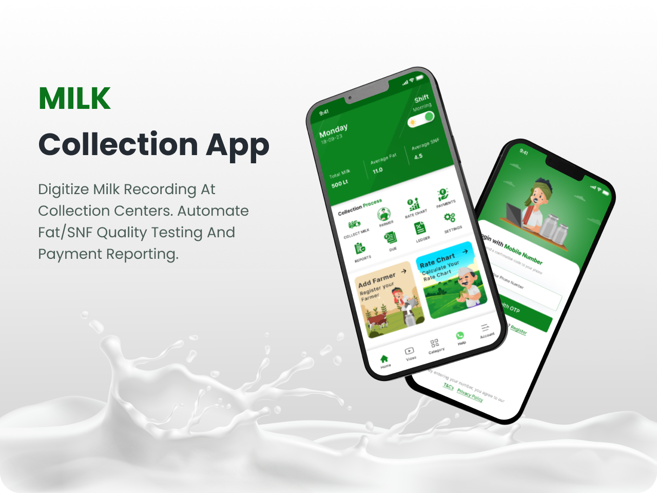 Digital milk collection center management